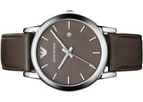 Emporio Armani Classic Quartz Brown Dial Brown Leather Strap Watch For Men - AR1729 Buy Now By Emporio Armani