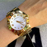 Marc Jacobs Amy White Dial Gold Steel Strap Watch for Women - MBM3056 Buy Now By Marc Jacobs