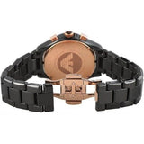Emporio Armani Chronograph Black Ceramic Stainless Steel Dial Watch For Women - AR1411 Buy Now By Emporio Armani
