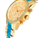 Michael Kors Ritz Gold Dial Two Tone Steel Strap Watch for Women - MK6328 Buy Now By Michael Kors