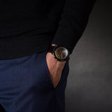 Fossil Goodwin Chronograph Brown Dial Brown Leather Strap Watch for Men - FS5529 Buy Now By Fossil