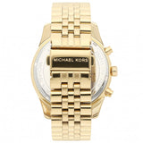 Michael Kors Lexington Gold Dial Gold Steel Strap Watch for Men - MK8281 Buy Now By Michael Kors