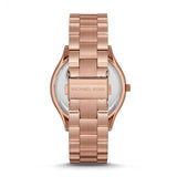 Michael Kors Slim Runway Rose Gold Dial Rose Gold Steel Strap Watch for Women - MK3197 Buy Now By Michael Kors