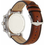 Fossil Townsman Chronograph Blue Dial Brown Leather Strap Watch for Men - FS5279 Buy Now By Fossil
