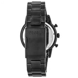Fossil Townsman Chronograph Black Dial Black Steel Strap Watch for Men - FS5379 Buy Now By Fossil