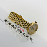 Tissot T-Lady Lovely Mother of Pearl Dial Gold Steel Strap Watch For Women - T058.009.63.116.00 Buy Now By Tissot