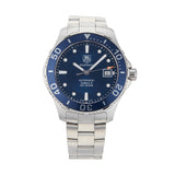 Tag Heuer Aquaracer Caliber 5 Automatic Blue Dial Silver Steel Strap Watch for Men - WAN2111.BA0822 Buy Now By Tag Heuer