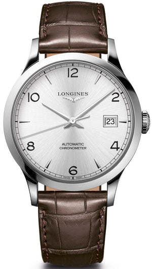 Longines Record Automatic Stainless Steel 40mm Watch for Men - L2.821.4.76.2 Buy Now By Longines