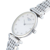 Longines La Grande Classique Diamonds White Dial Silver Steel Strap Watch for Women - L4.209.4.87.6 Buy Now By Longines
