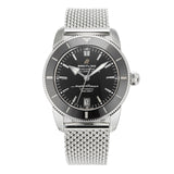Breitling Superocean Heritage B20 Automatic 42 Black Dial Silver Mesh Bracelet Watch for Men - AB2010121B1A1 Buy Now By Breitling