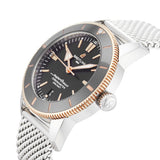 Breitling Superocean Heritage B20 Automatic 44 Black Dial Silver Mesh Bracelet Watch for Men - UB2030121B1A1 Buy Now By Breitling