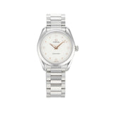 Omega Seamaster Aqua Terra Quartz Diamond Silver Dial Silver Steel Strap Watch for Women - 220.10.28.60.54.001 Buy Now By Omega