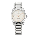 Omega Seamaster Aqua Terra Quartz Diamond Silver Dial Silver Steel Strap Watch for Women - 220.10.28.60.54.001 Buy Now By Omega