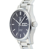 Tag Heuer Carrera Calibre 5 Automatic Black Dial Silver Steel Strap Watch for Men - WAR201A.BA0723 Buy Now By Tag Heuer
