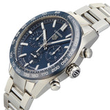 Tag Heuer Carrera Chronograph Blue Dial Silver Steel Strap Watch for Men - CBN2A1A.BA0643 Buy Now By Tag Heuer