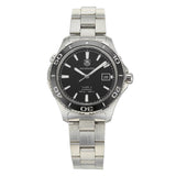 Tag Heuer Aquaracer Caliber 5 Automatic Black Dial Silver Steel Strap Watch for Men - WAK2110.BA0830 Buy Now By Tag Heuer
