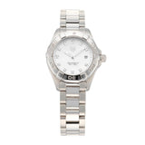 Tag Heuer Aquaracer Diamonds Mother of Pearl Dial Silver Steel Strap Watch for Women - WBD1414.BA0741 Buy Now By Tag Heuer