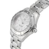 Tag Heuer Aquaracer Quartz Mother of Pearl White Dial Silver Steel Strap Watch for Women - WBD1411.BA0741 Buy Now By Tag Heuer