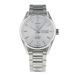 Tag Heuer Carrera Calibre 5 Automatic White Dial Silver Steel Strap Watch for Men - WAR201B.BA0723 Buy Now By Tag Heuer