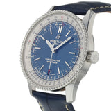 Breitling Navitimer Automatic 38mm Blue Dial Blue Leather Strap Mens Watch - A17325211C1P1 Buy Now By Breitling