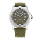 Breitling Avenger Automatic GMT 43 Green Dial Green Nylon Strap Watch for Men - A17318101L1X1 Buy Now By Breitling
