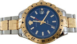 Versace Hellenyium GMT Blue Dial Two Tone Steel Strap Watch for Men - V11060017 Buy Now By Versace