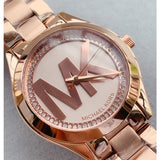 Michael Kors Slim Runway Rose Gold Dial Rose Gold Steel Strap Watch for Women - MK3549 Buy Now By Michael Kors