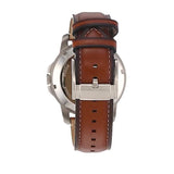 Fossil Grant Twist Multifunction Blue Dial Brown Leather Strap Watch for Men - ME1161 Buy Now By Fossil