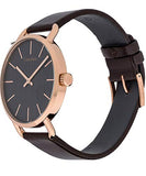 Calvin Klein Even Grey Dial Brown Leather Strap Watch for Women - K7B216G3 Buy Now By Calvin Klein