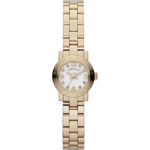 Marc Jacobs Amy Dinky White Dial Gold Steel Strap Watch for Women - MBM3226 Buy Now By Marc Jacobs