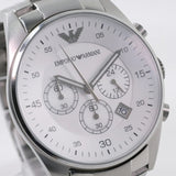 Emporio Armani Sportivo Chronograph Silver Dial Silver Steel Strap Watch For Men - AR5963 Buy Now By Emporio Armani
