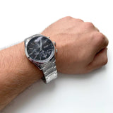 Hugo Boss Grand Prix Black Dial Silver Steel Strap Watch for Men - 1513477 Buy Now By Hugo Boss