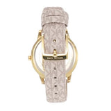 Michael Kors Tibby Analog Silver Dial White Leather Strap Watch for Women - MK1049 Buy Now By Michael Kors