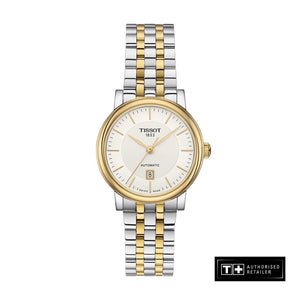 Tissot T Classic Carson Premium White Dial Two Tone Steel Strap Watch for Women - T122.207.22.031.00 Buy Now By Tissot