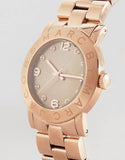 Marc Jacobs Amy Glitz Brown Dial Rose Gold Steel Strap Watch for Women - MBM3221 Buy Now By Marc Jacobs