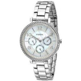 Fossil Jacqueline Multi-Function Mother of Pearl Dial Silver Steel Strap Watch for Women - ES3755 Buy Now By Fossil