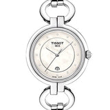 Tissot T Trend Flamingo Mother of Pearl Dial Silver Steel Strap Watch for Women - T094.210.11.116.00 Buy Now By Tissot