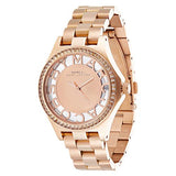 Marc Jacobs Henry Transparent Rose Gold Dial Rose Gold Steel Strap Watch for Women - MBM3339 Buy Now By Marc Jacobs