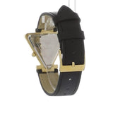 Guess Fame Quartz Gold Dial Black Leather Strap Watch For Women - GW0548L3 Buy Now By Guess