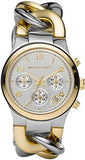 Michael Kors Runway White Dial Two Tone Steel Strap Watch for Women - MK3199 Buy Now By Michael Kors