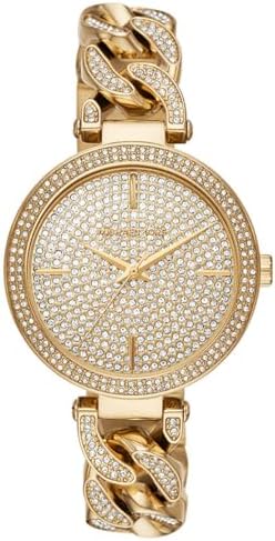 Michael Kors Catelyn Crystals Gold Dial Gold Steel Strap Watch For Women - MK4674 Buy Now By Michael Kors