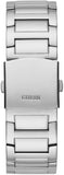 Guess King Quartz Silver Dial Silver Steel Strap Watch For Men - GW0497G1 Buy Now By Guess