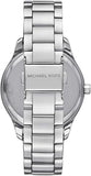 Michael Kors Layton Three Hand Pink Dial Silver Steel Strap Watch For Women - MK7298 Buy Now By Michael Kors