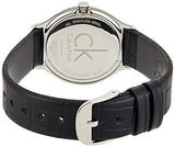 Calvin Klein Minimal Black Dial Black Leather Strap Watch for Women - K3M231C4 Buy Now By Calvin Klein
