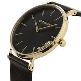 Coach Perry Black Dial Black Leather Strap Watch for Women - 14503333 Buy Now By Coach