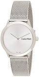 Calvin Klein Minimal SIlver Dial Silver Mesh Bracelet Watch for Women - K3M221Y6 Buy Now By Calvin Klein