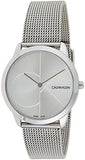Calvin Klein Minimal Silver Dial Silver Mesh Bracelet Watch for Men - K3M2112Z Buy Now By Calvin Klein