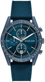 Michael Kors Accelerator Chronograph Blue Dial Blue Nylon Strap Watch for Men - MK9142 Buy Now By Michael Kors