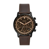 Fossil Goodwin Chronograph Brown Dial Brown Leather Strap Watch for Men - FS5529 Buy Now By Fossil