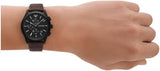 Emporio Armani Paolo Chronograph Black Dial Brown Leather Strap Watch For Men - AR11549 Buy Now By Emporio Armani